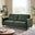 Logan Moss Green Fabric 3 Seater Sofa