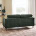 Logan Moss Green Fabric 3 Seater Sofa