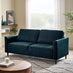 Logan Ocean Blue Fabric 3 Seater Sofa