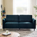 Logan Ocean Blue Fabric 3 Seater Sofa