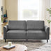 Logan Silver Grey Fabric 3 Seater Sofa
