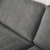 Logan Silver Grey Fabric 3 Seater Sofa