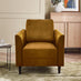 Logan Amber Orange Fabric Armchair