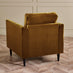 Logan Amber Orange Fabric Armchair