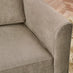 Logan Beige Fabric Armchair