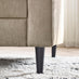 Logan Beige Fabric Armchair