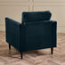 Logan Ocean Blue Fabric Armchair