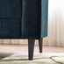 Logan Ocean Blue Fabric Armchair
