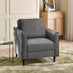 Logan Silver Grey Fabric Armchair