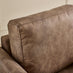 Logan Brown Faux Leather Armchair