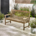 Lox 2 Seat Wood Garden Bench with Table
