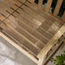 Lox 2 Seat Wood Garden Bench with Table