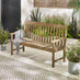 Lox 2 Seat Wood Garden Bench with Table