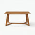 Lulworth Rectangular Walnut Effect Wood 6 Seater Dining Table