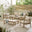 Lydiard Light Wood & Beige 7 Seat Garden Dining Set