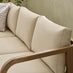 Lydiard Light Wood & Beige 7 Seat Garden Dining Set