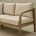 Lydiard Light Wood & Beige 7 Seat Garden Dining Set
