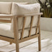 Lydiard Light Wood & Beige 7 Seat Garden Dining Set