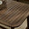 Lydiard Walnut Wood & Black 7 Seat Garden Dining Set