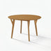 Lynton Round Walnut Effect Wood 4-6 Seater Dining Table