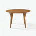 Lynton Walnut Effect Round Wood Dining Table 4 Walnut Lynton Chairs