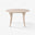 Lynton Round Whitewashed Wood 4-6 Seater Dining Table