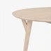 Lynton Round Whitewashed Wood 4-6 Seater Dining Table