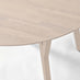 Lynton Round Whitewashed Wood 4-6 Seater Dining Table