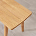 Lynton Large Oak Effect Wooden Dining Table & 2 Benches
