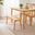 Lynton Oak Effect Solid Wood Small Dining Bench