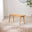 Lynton Oak Effect Solid Wood Small Dining Bench
