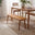 Lynton Walnut Effect Solid Wood Large Dining Bench