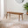 Lynton Walnut Effect Solid Wood Large Dining Bench