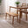 Lynton Walnut Effect Solid Wood Small Dining Bench
