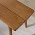 Lynton Walnut Effect Solid Wood Small Dining Bench