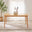 Lynton Rectangular Oak Effect Wood 6 Seater Dining Table
