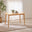 Lynton Rectangular Oak Effect Wood 4 Seater Dining Table