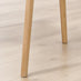 2x Lyra Oak Effect Solid Wood Dining Chairs