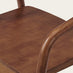 2x Lyra Walnut Effect Solid Wood Dining Chairs