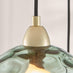Lake 3 Green Glass Globes Pendant Ceiling Light