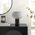 Laura Smoked Glass And Marble Table Lamp