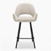 2x Layla Cream Fabric Bar Chairs