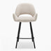 2x Layla Cream Fabric Bar Chairs