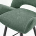 2x Layla Green Fabric Bar Chairs