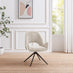 2x Layla Cream Fabric Swivel Dining Chairs