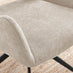 Layla Cream Fabric Swivel Office Chair