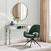 Layla Green Fabric Swivel Office Chair