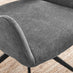 Layla Grey Fabric Swivel Office Chair