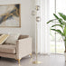 Lazio Smoked Glass and Brass 3 Globe Standing Floor Lamp
