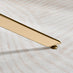 Leonardo Rectangle Brown/Grey Marble Glass & Gold Coffee Table